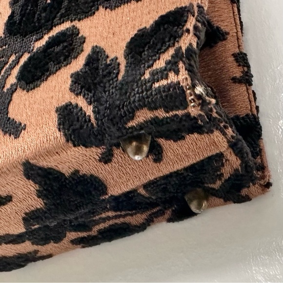 Vintage Tapestry Satchel Handbag in Brown & Black GUC - Picture 2 of 12